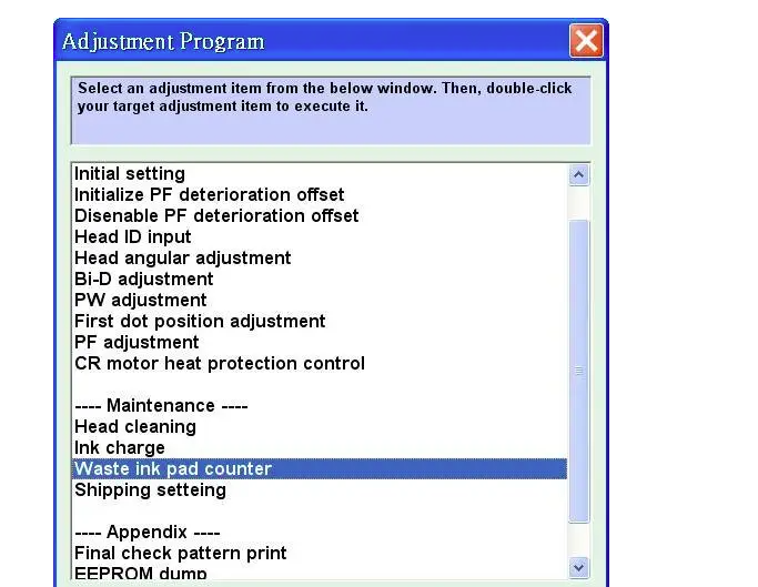 爱普生打印机+清零软件-epson打印机清零提示错误?