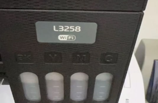 爱普生L3258打印机固件更新失败三灯常亮驱动显示选择了其它产品